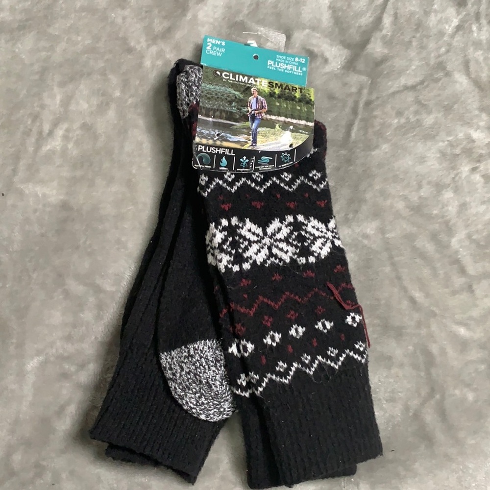 Men's Climatesmart by Cuddl Duds 2-Pack Size 8-12